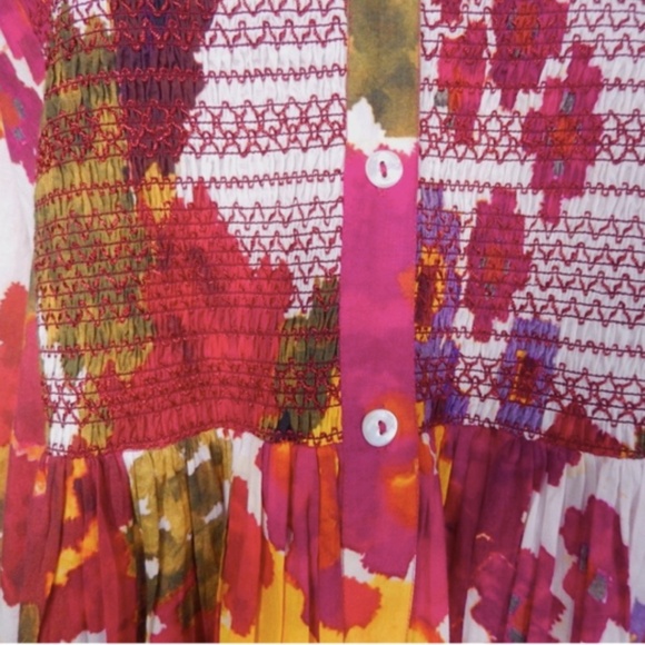 Ro's Garden Talia Tunic Short Dress Roberta Freymann Nwt XL - Picture 5 of 7